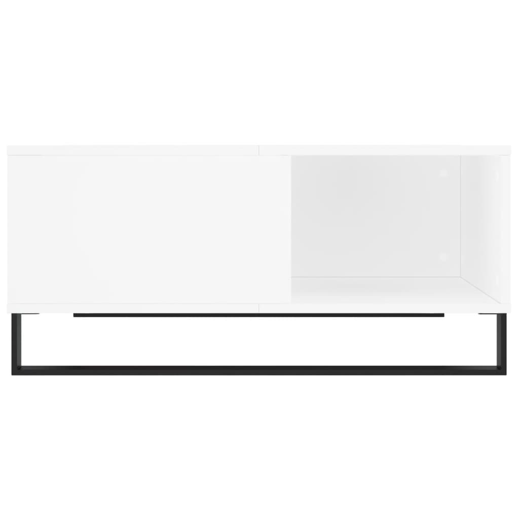 Coffee Table White 80x80x36,5 cm Engineered Wood