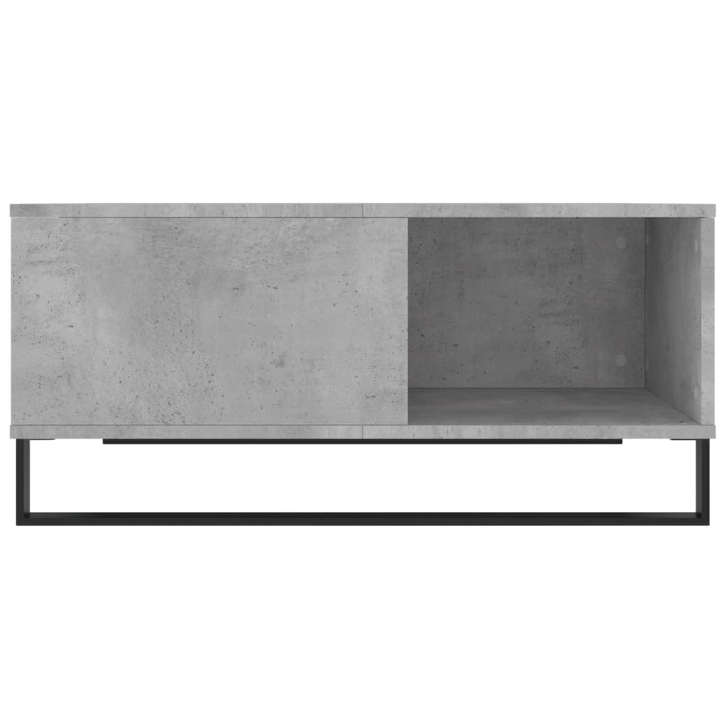 Coffee Table Concrete Grey 80x80x36,5 cm Engineered Wood