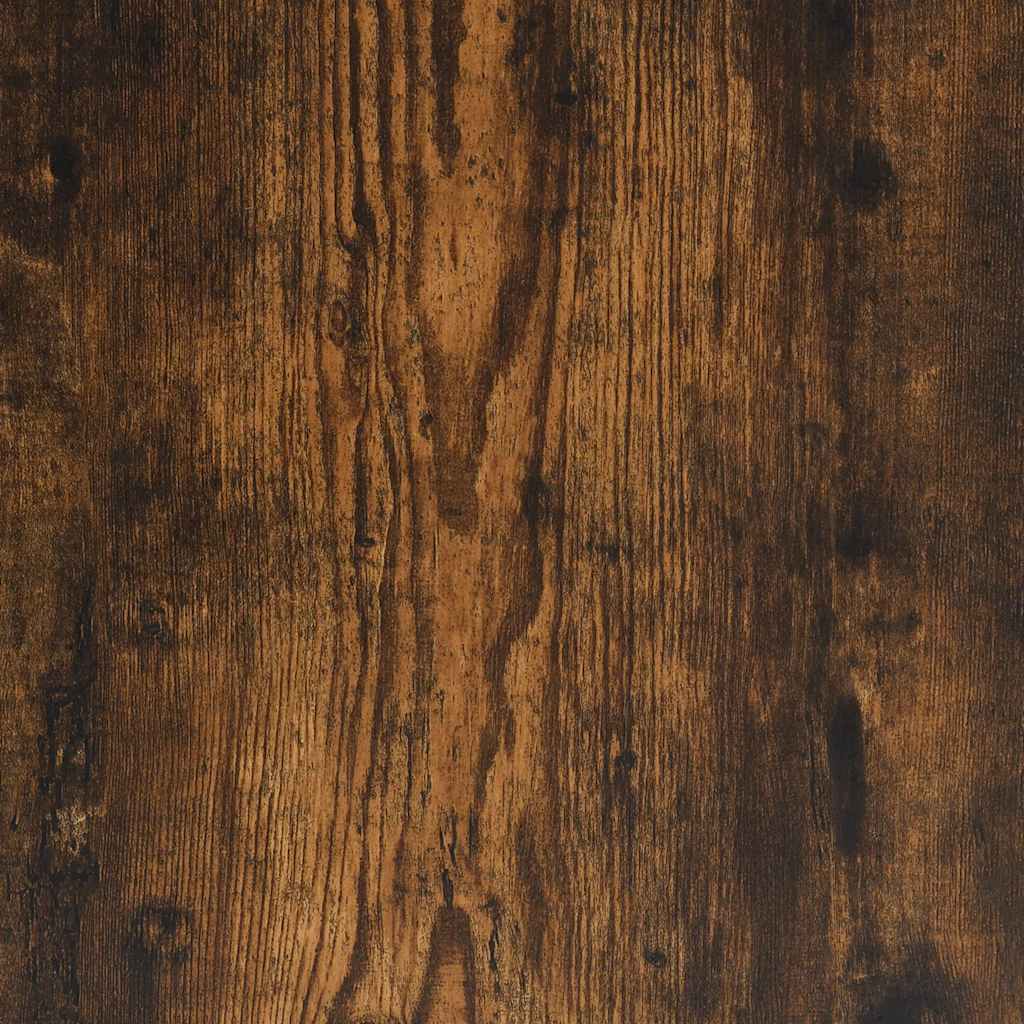Coffee Table Smoked Oak 80x80x36,5 cm Engineered Wood
