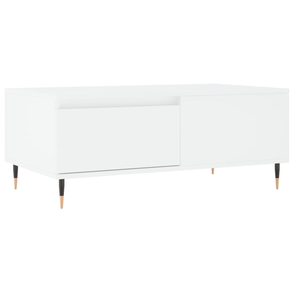Coffee Table White 90x50x36,5 cm Engineered Wood