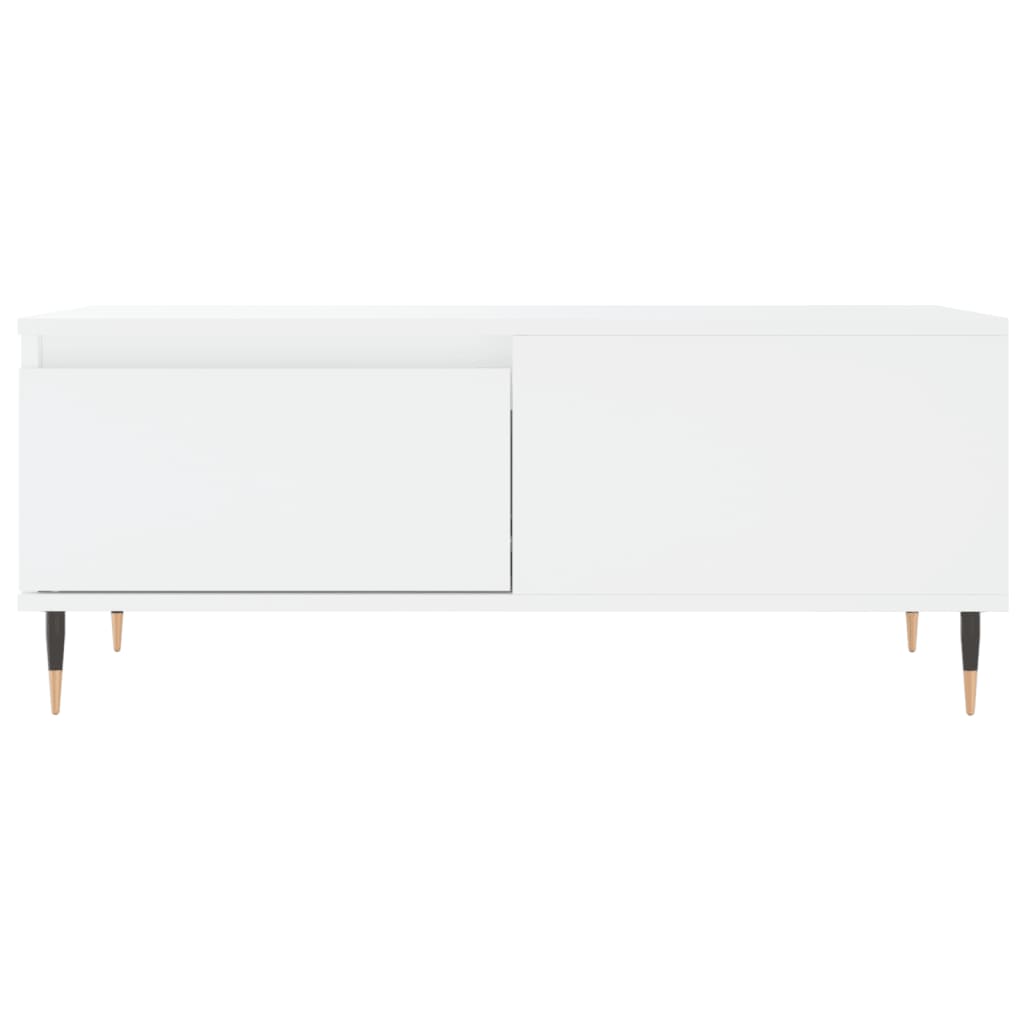 Coffee Table White 90x50x36,5 cm Engineered Wood