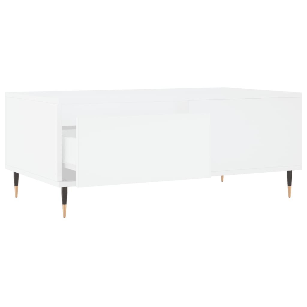 Coffee Table White 90x50x36,5 cm Engineered Wood