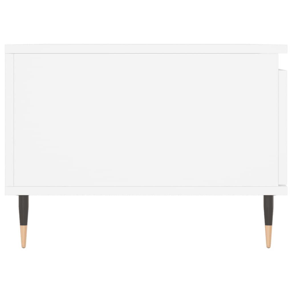 Coffee Table White 90x50x36,5 cm Engineered Wood