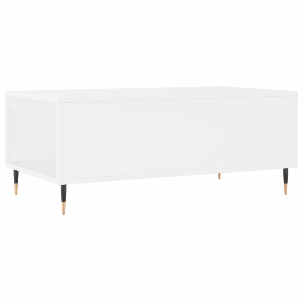 Coffee Table White 90x50x36,5 cm Engineered Wood