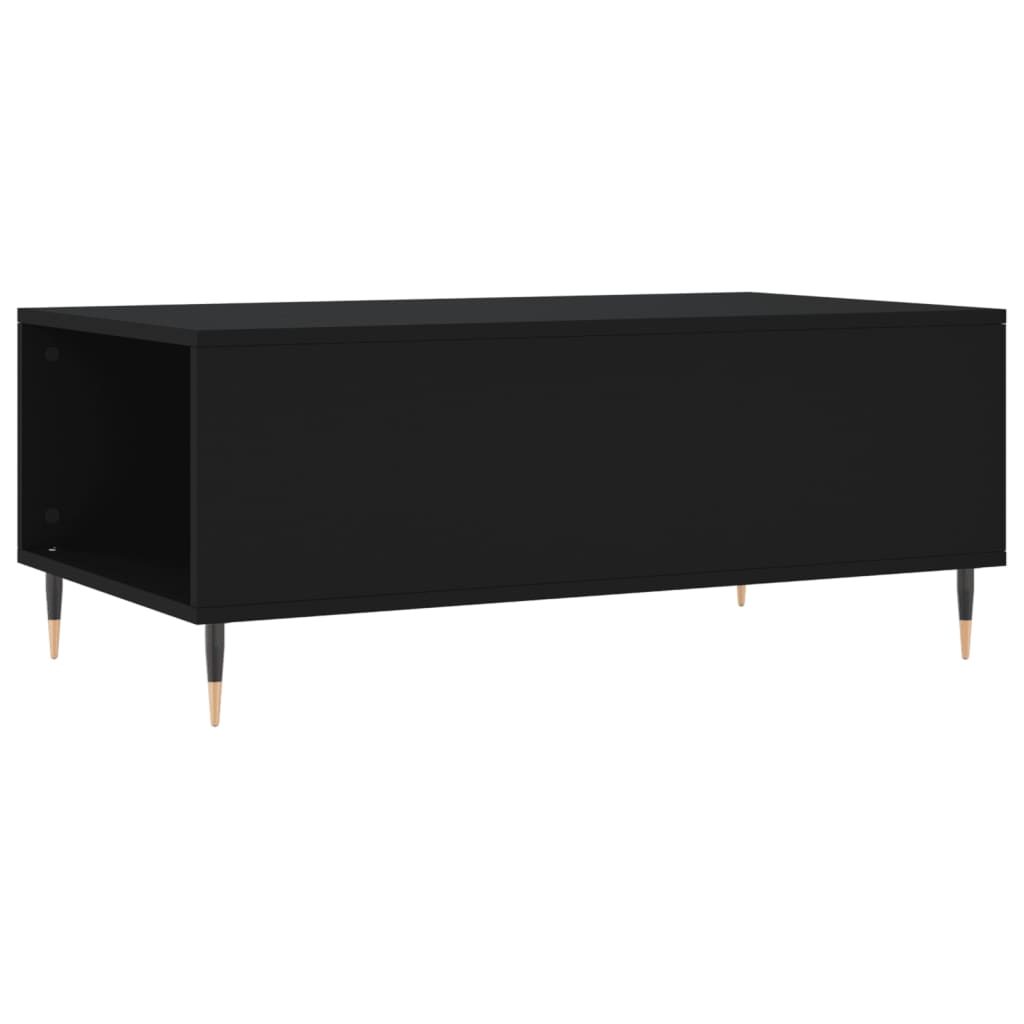 Coffee Table Black 90x50x36,5 cm Engineered Wood