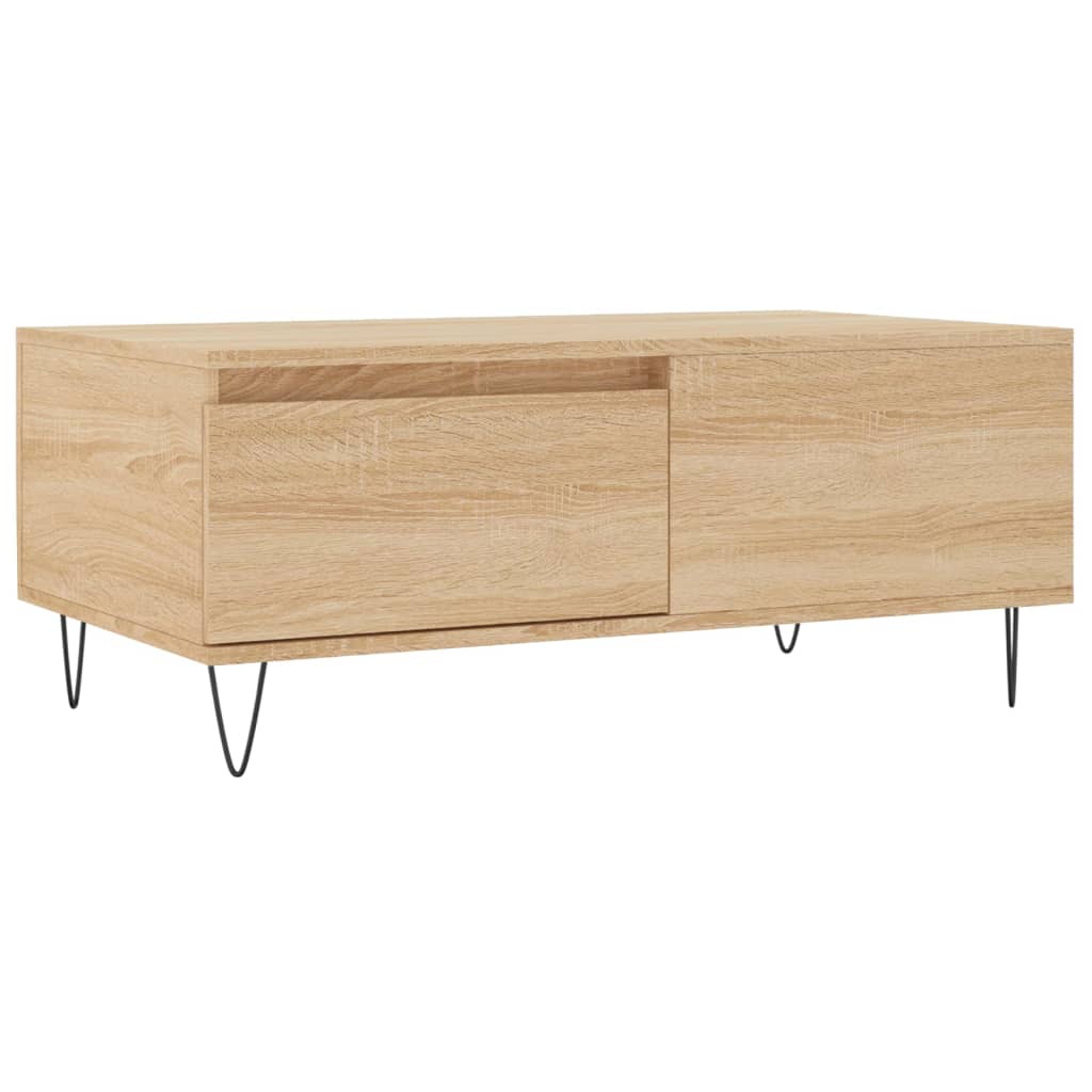 Coffee Table Sonoma Oak 90x50x36,5 cm Engineered Wood