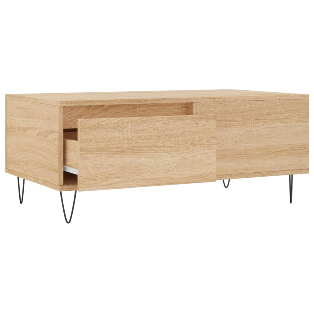 Coffee Table Sonoma Oak 90x50x36,5 cm Engineered Wood