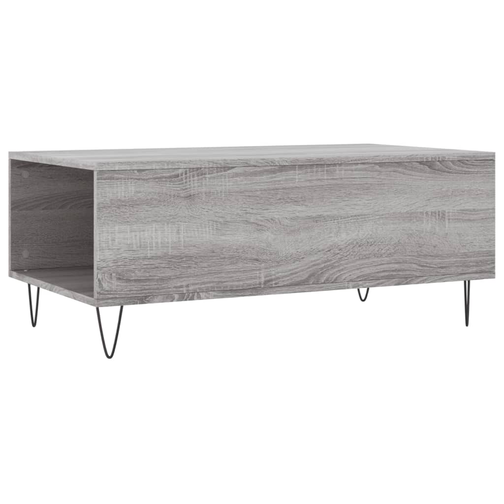 Coffee Table Grey Sonoma 90x50x36,5 cm Engineered Wood