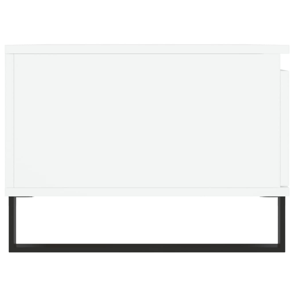 Coffee Table White 90x50x36,5 cm Engineered Wood