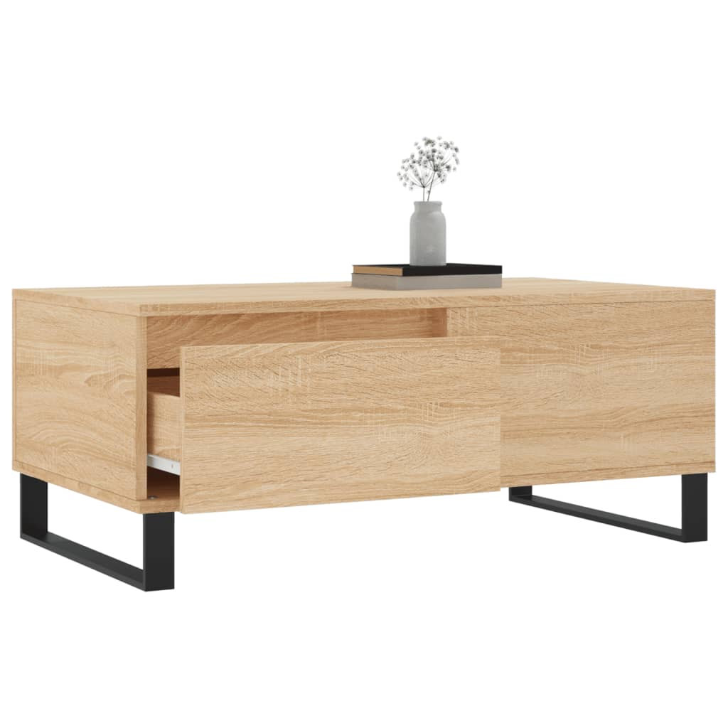 Coffee Table Sonoma Oak 90x50x36,5 cm Engineered Wood