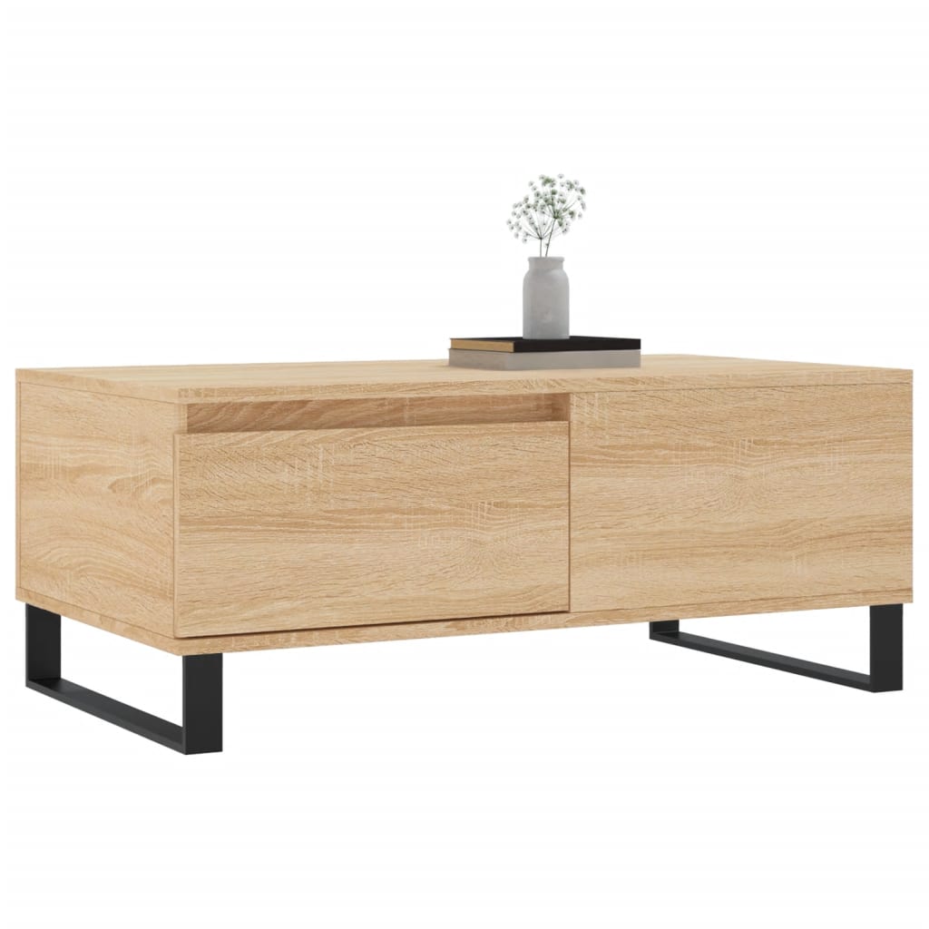 Coffee Table Sonoma Oak 90x50x36,5 cm Engineered Wood