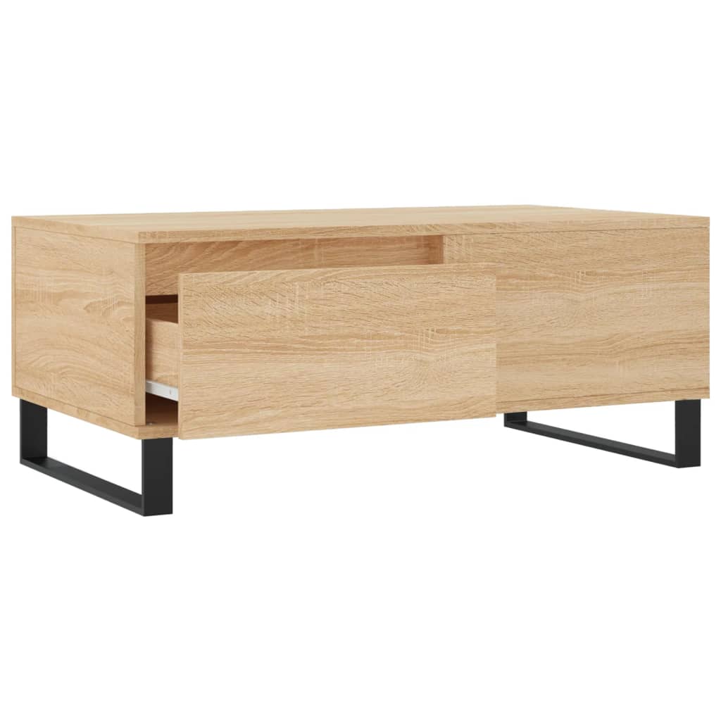 Coffee Table Sonoma Oak 90x50x36,5 cm Engineered Wood