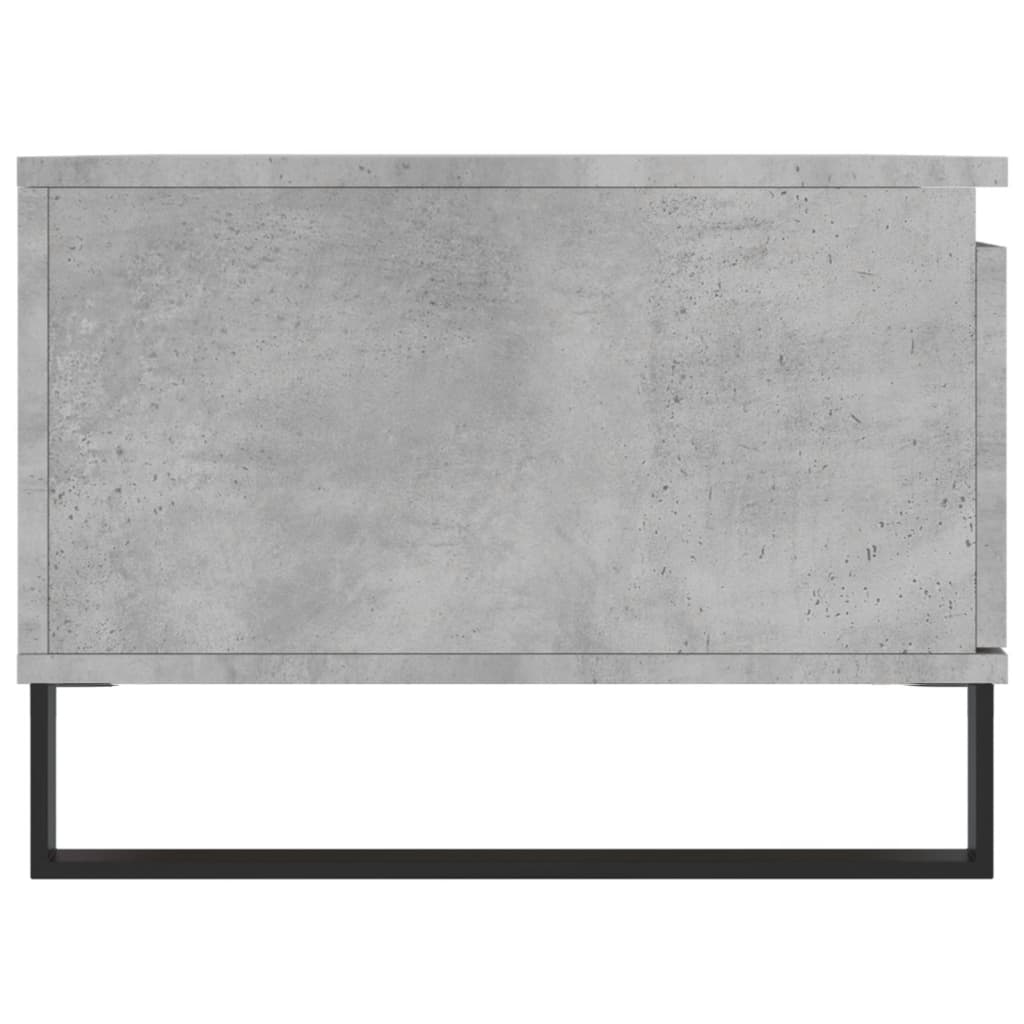 Coffee Table Concrete Grey 90x50x36,5 cm Engineered Wood