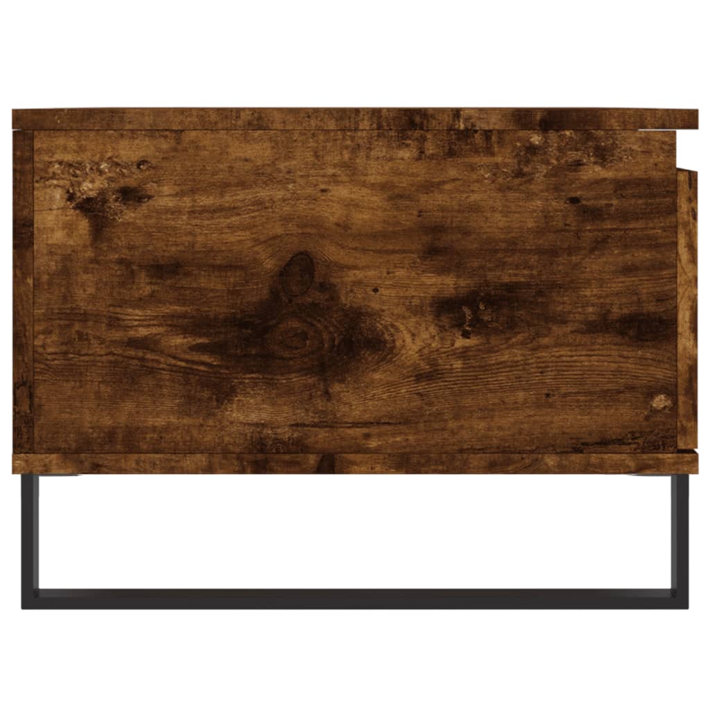 Coffee Table Smoked Oak 90x50x36,5 cm Engineered Wood