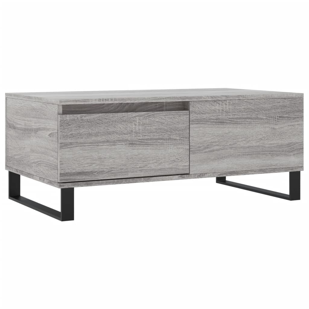 Coffee Table Grey Sonoma 90x50x36,5 cm Engineered Wood
