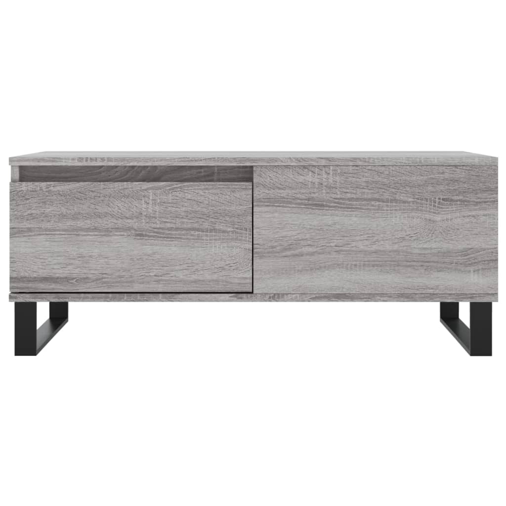 Coffee Table Grey Sonoma 90x50x36,5 cm Engineered Wood