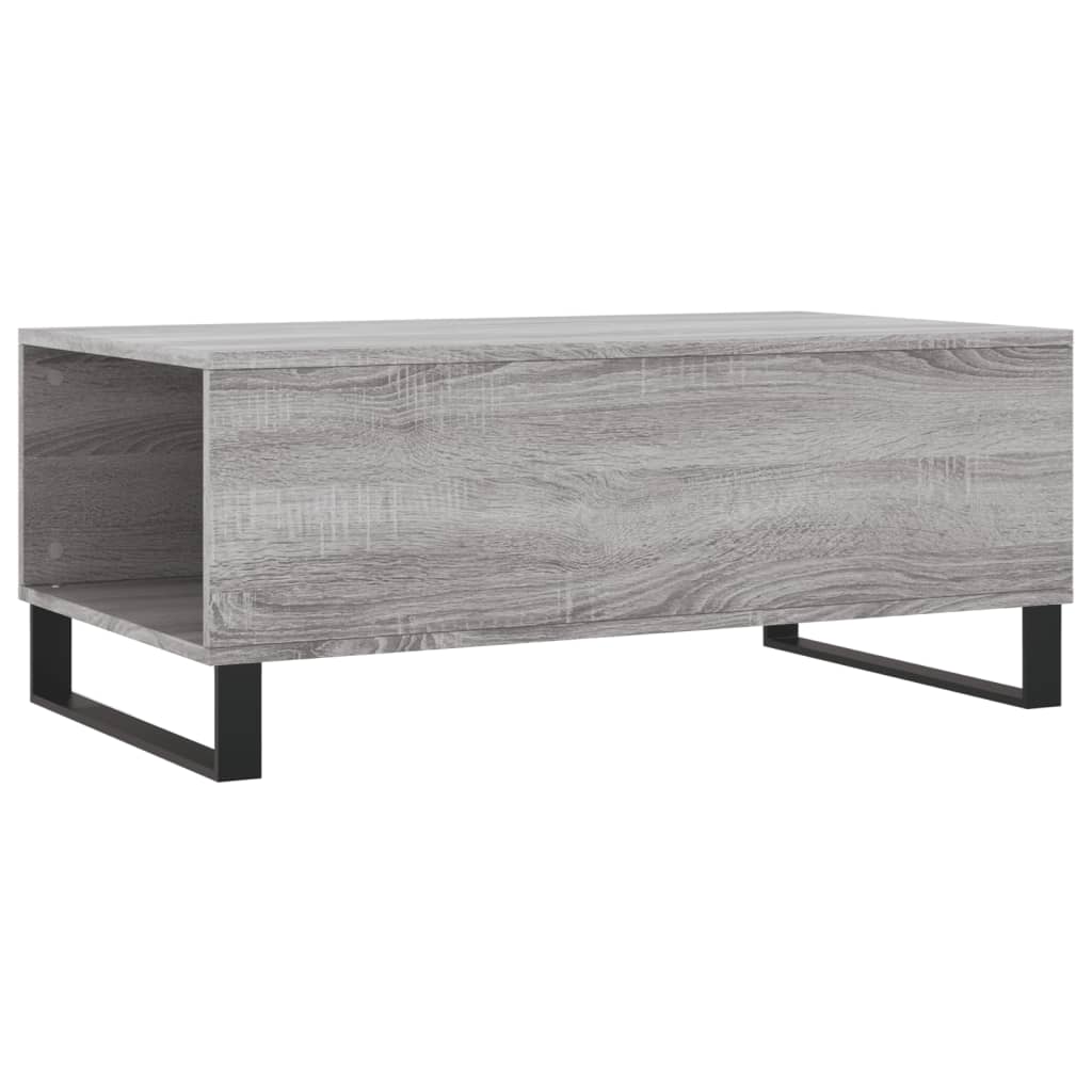 Coffee Table Grey Sonoma 90x50x36,5 cm Engineered Wood