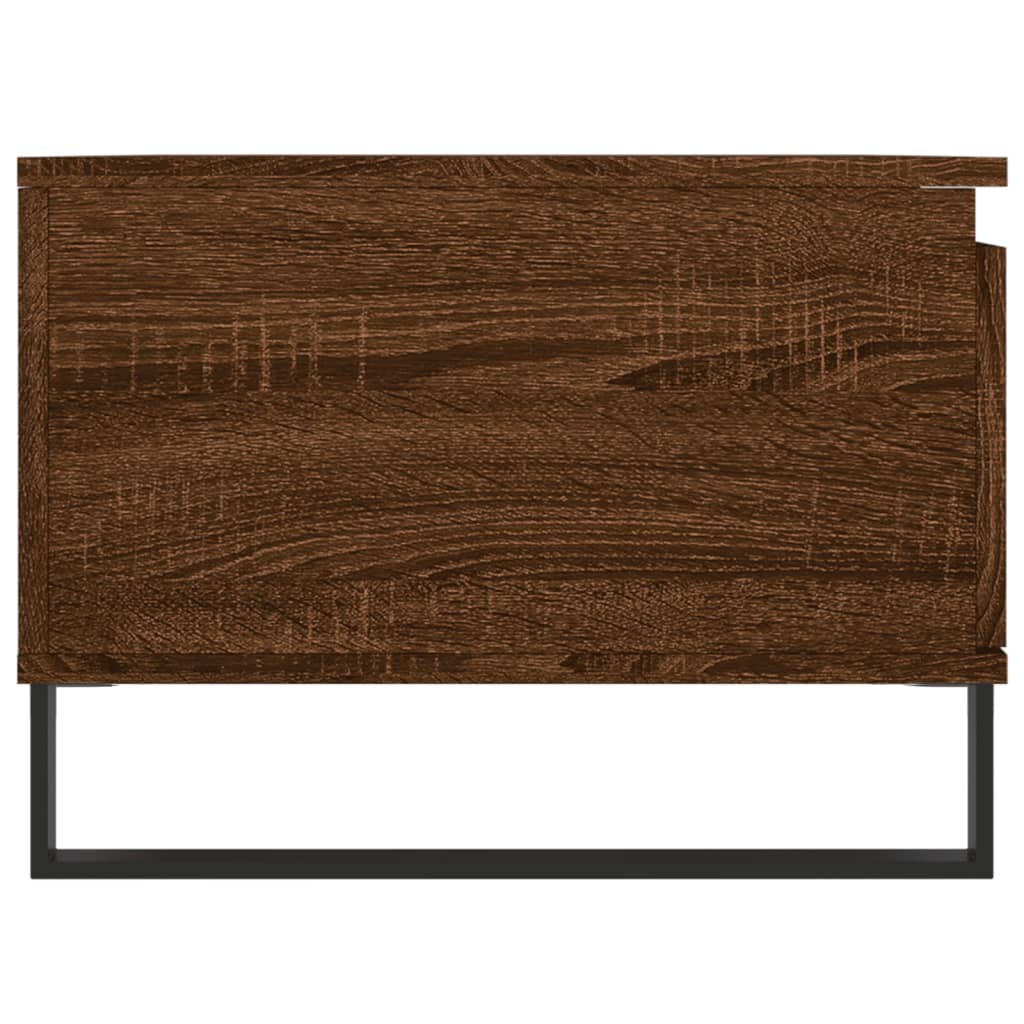 Coffee Table Brown Oak 90x50x36,5 cm Engineered Wood