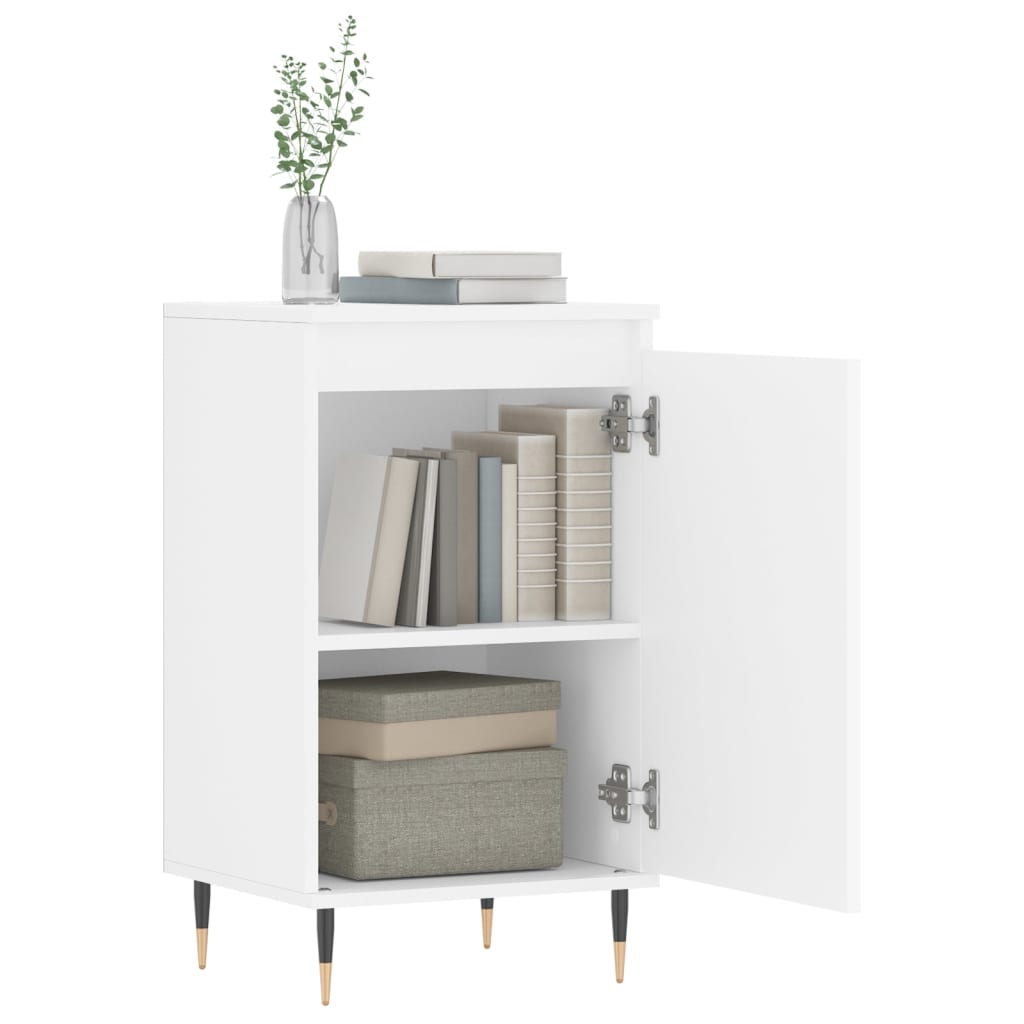 Sideboard White 40x35x70 cm Engineered Wood