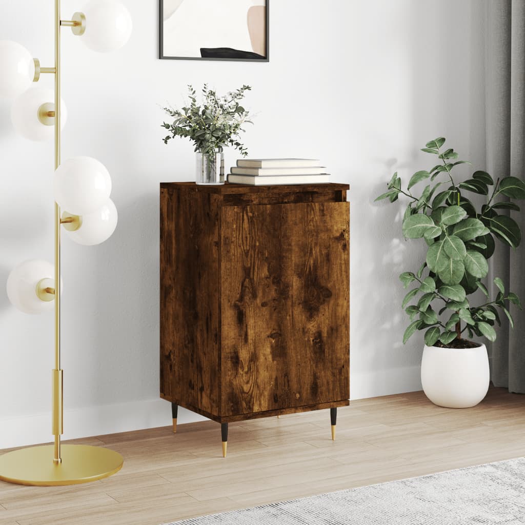 vidaXL Sideboard Smoked Oak 40x35x70 cm Engineered Wood