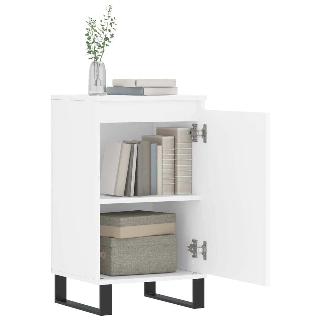 Sideboard White 40x35x70 cm Engineered Wood