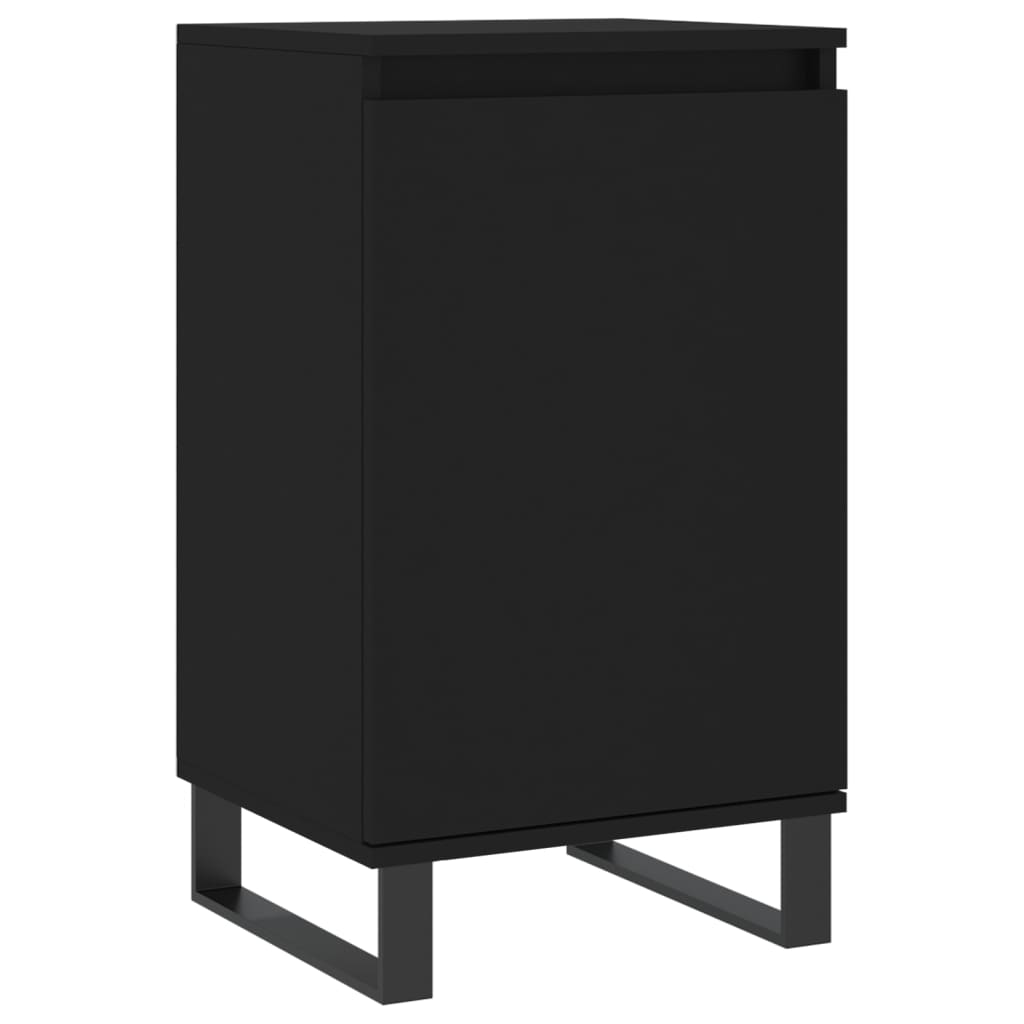 Sideboards 2 pcs Black 40x35x70 cm Engineered Wood