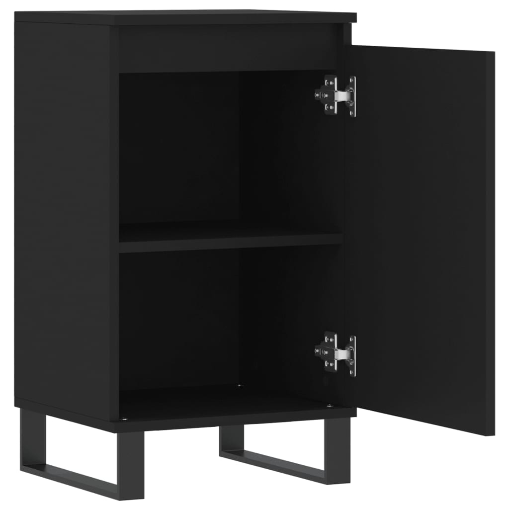 Sideboards 2 pcs Black 40x35x70 cm Engineered Wood
