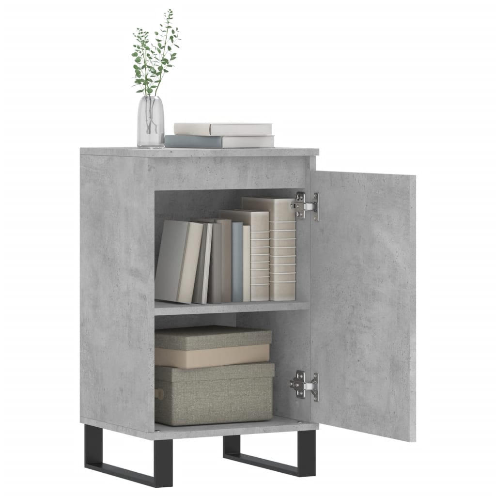 Sideboard Concrete Grey 40x35x70 cm Engineered Wood