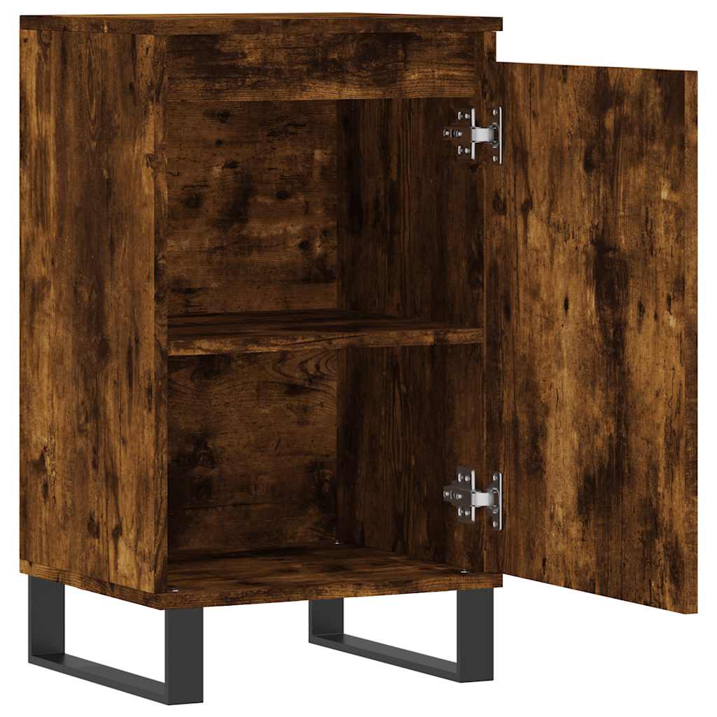 Sideboard Smoked Oak 40x35x70 cm Engineered Wood