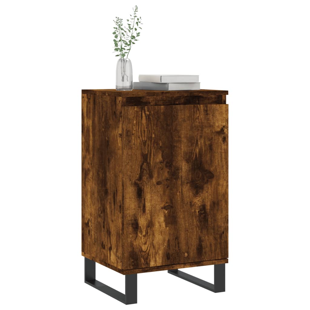 Sideboards 2 pcs Smoked Oak 40x35x70 cm Engineered Wood