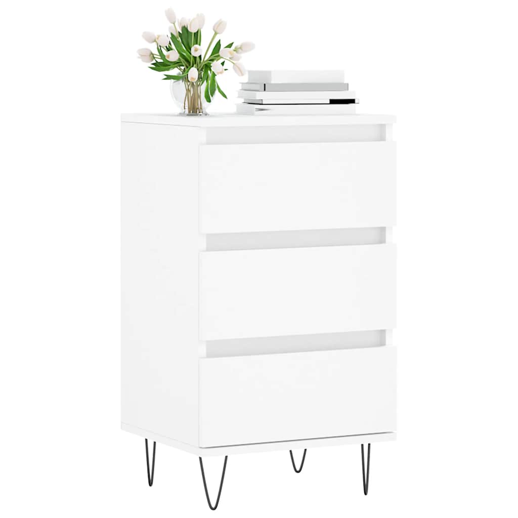Sideboard White 40x35x70 cm Engineered Wood