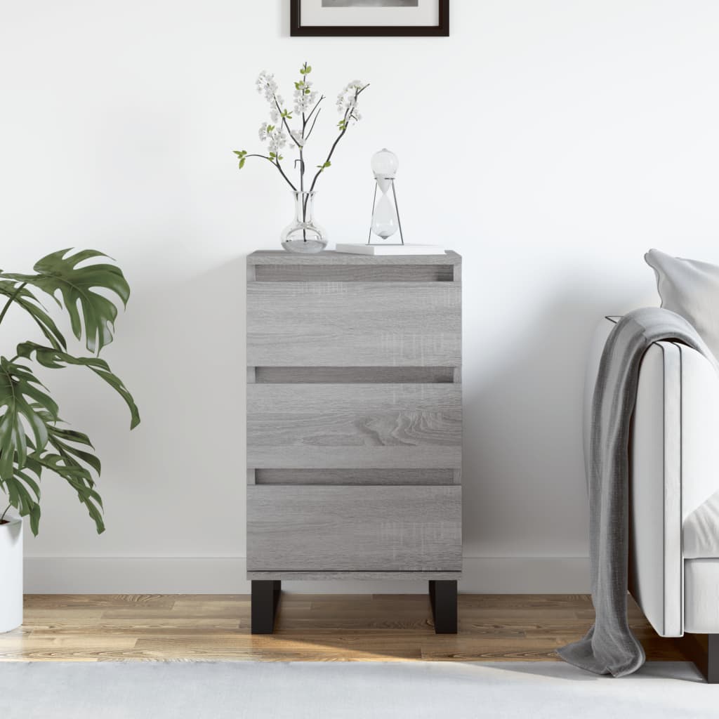 Sideboard Grey Sonoma 40x35x70 cm Engineered Wood