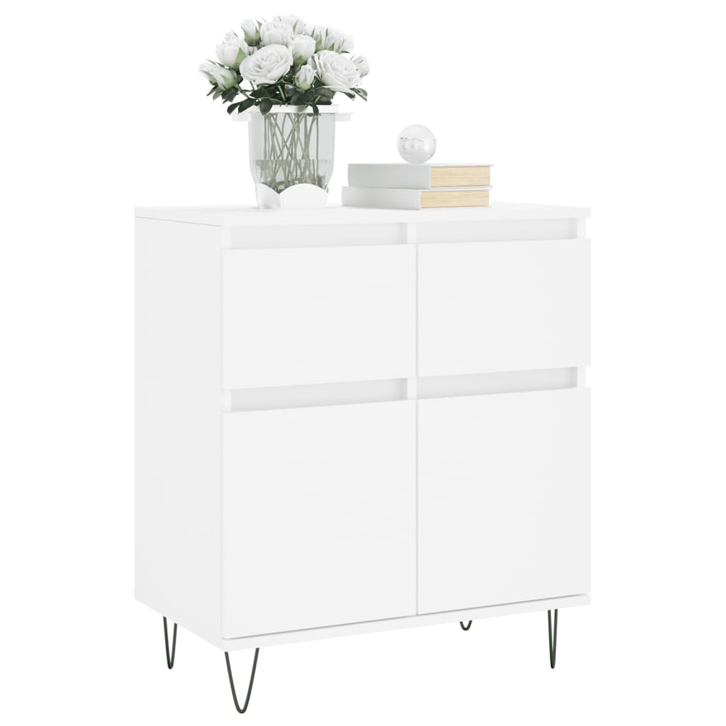 Sideboard White 60x35x70 cm Engineered Wood
