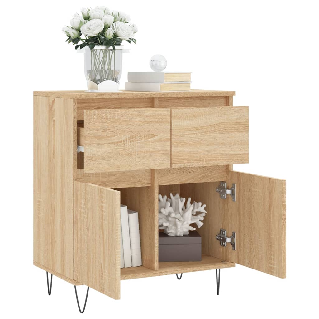 Sideboard Sonoma Oak 60x35x70 cm Engineered Wood
