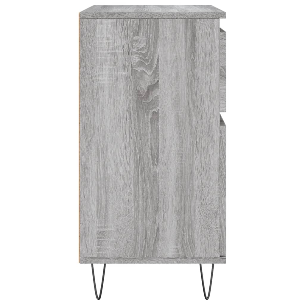Sideboard Grey Sonoma 60x35x70 cm Engineered Wood