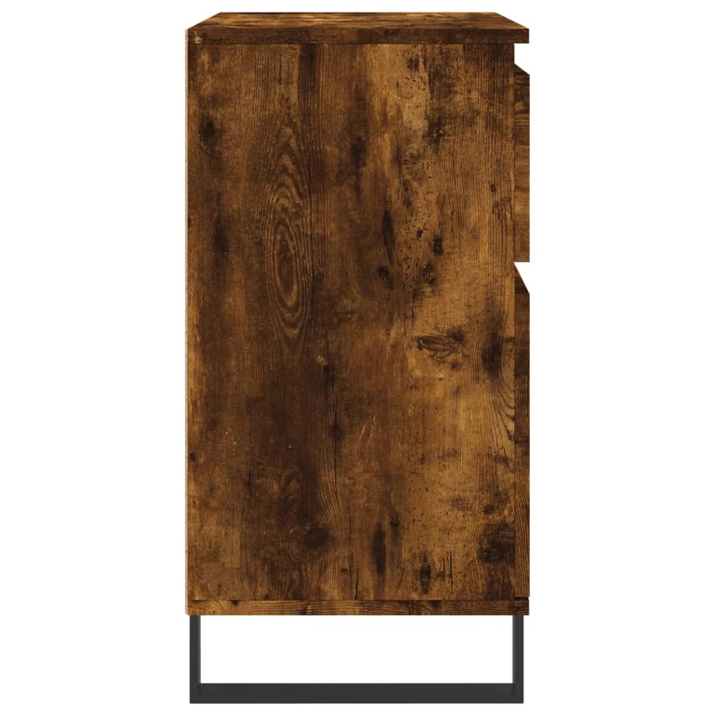 Sideboard Smoked Oak 60x35x70 cm Engineered Wood