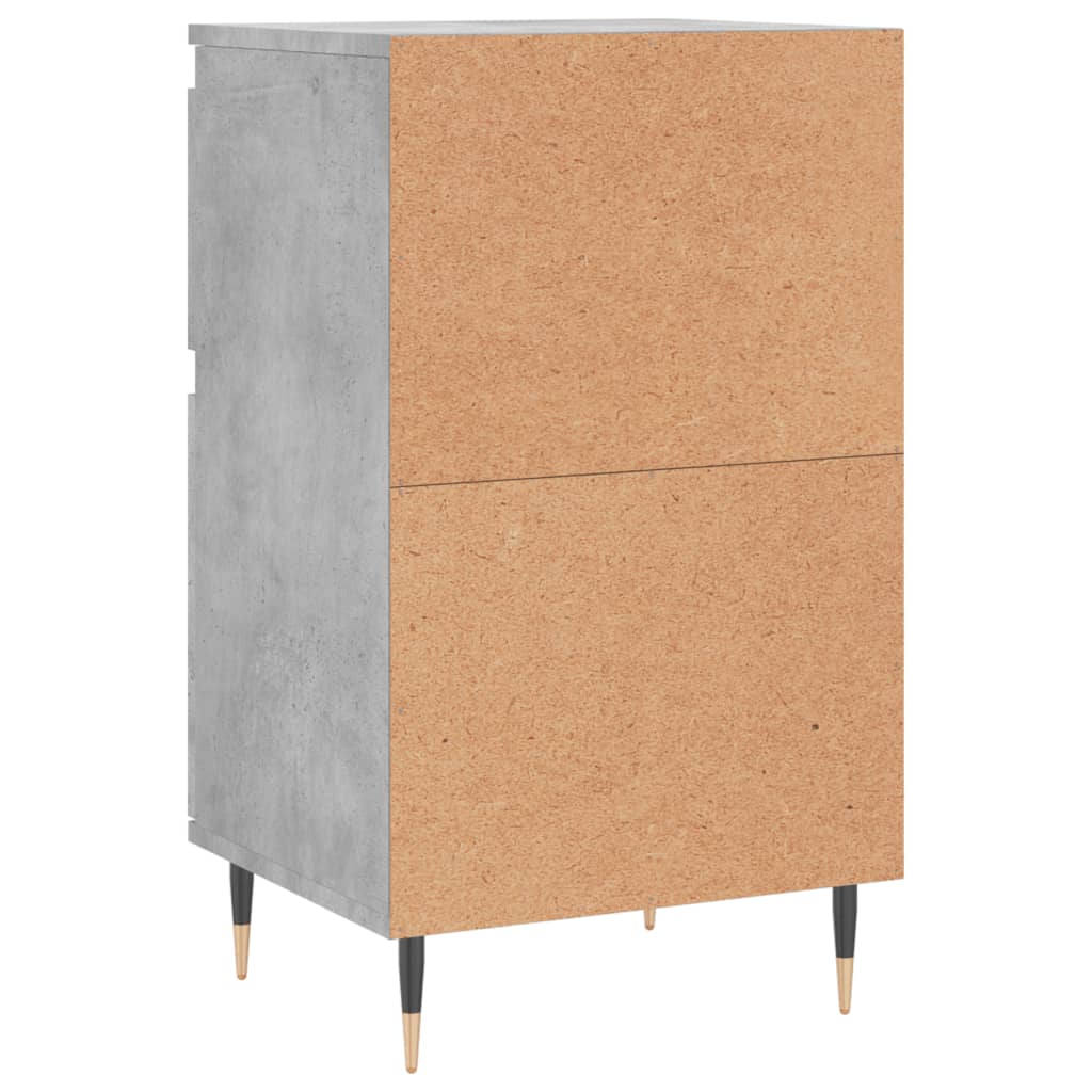 Sideboard Concrete Grey 40x35x70 cm Engineered Wood
