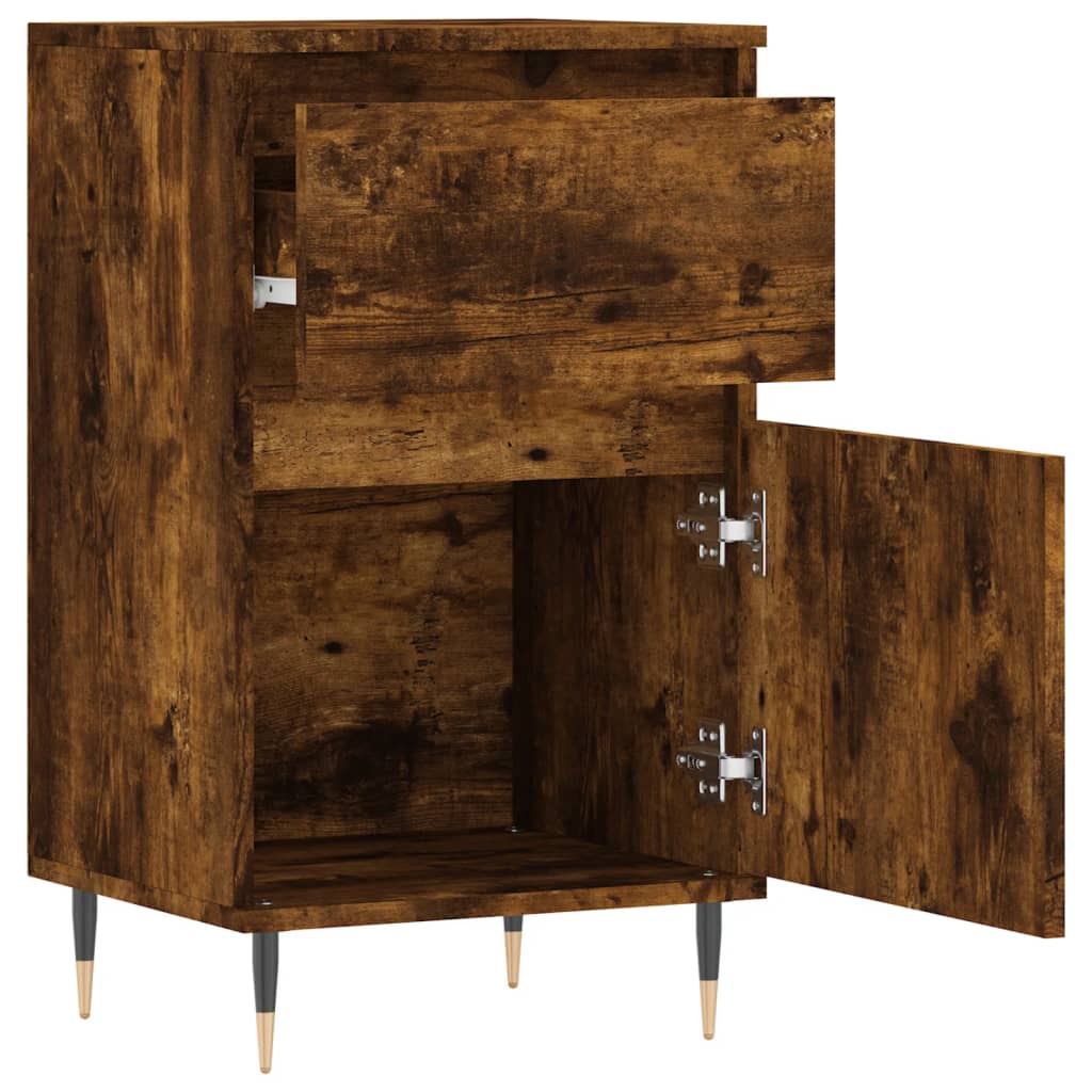 Sideboard Smoked Oak 40x35x70 cm Engineered Wood