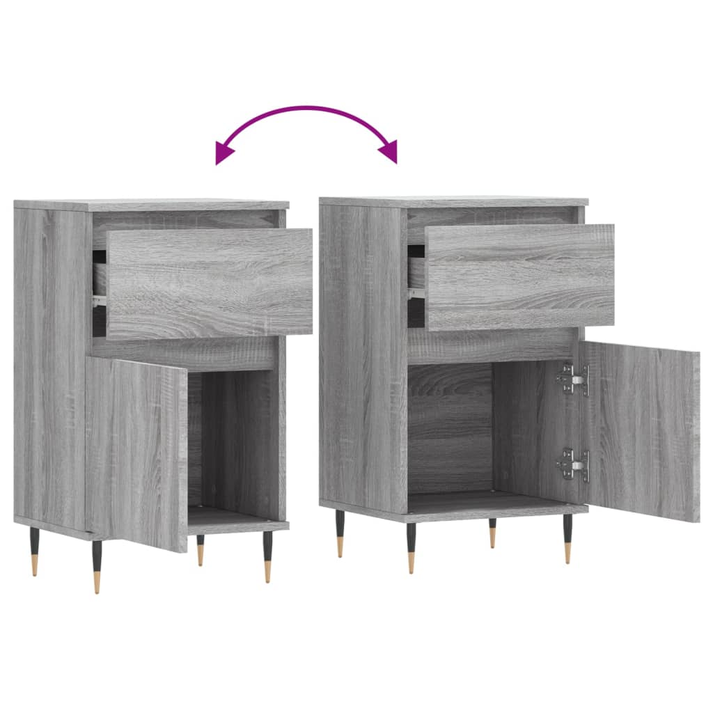 Sideboard Grey Sonoma 40x35x70 cm Engineered Wood