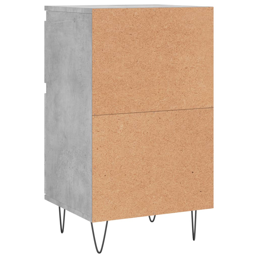 Sideboard Concrete Grey 40x35x70 cm Engineered Wood