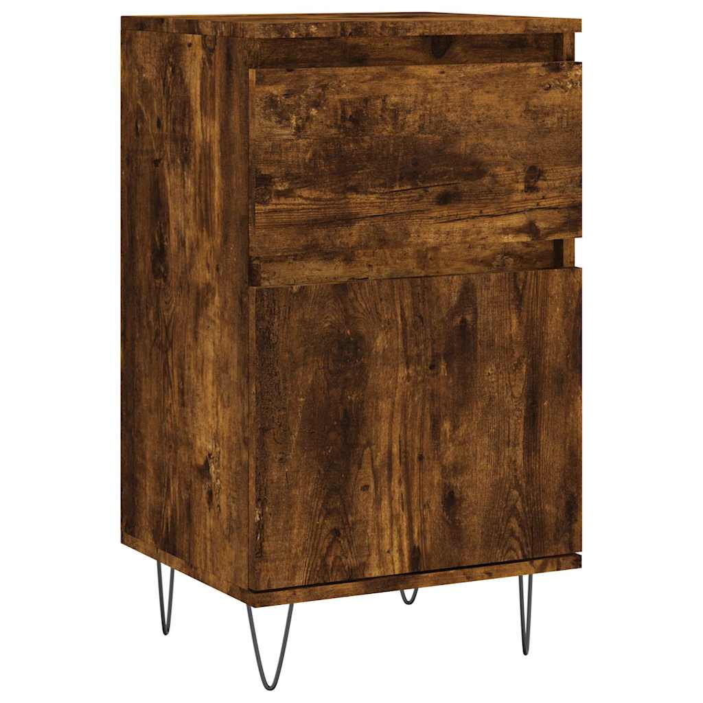 Sideboard Smoked Oak 40x35x70 cm Engineered Wood