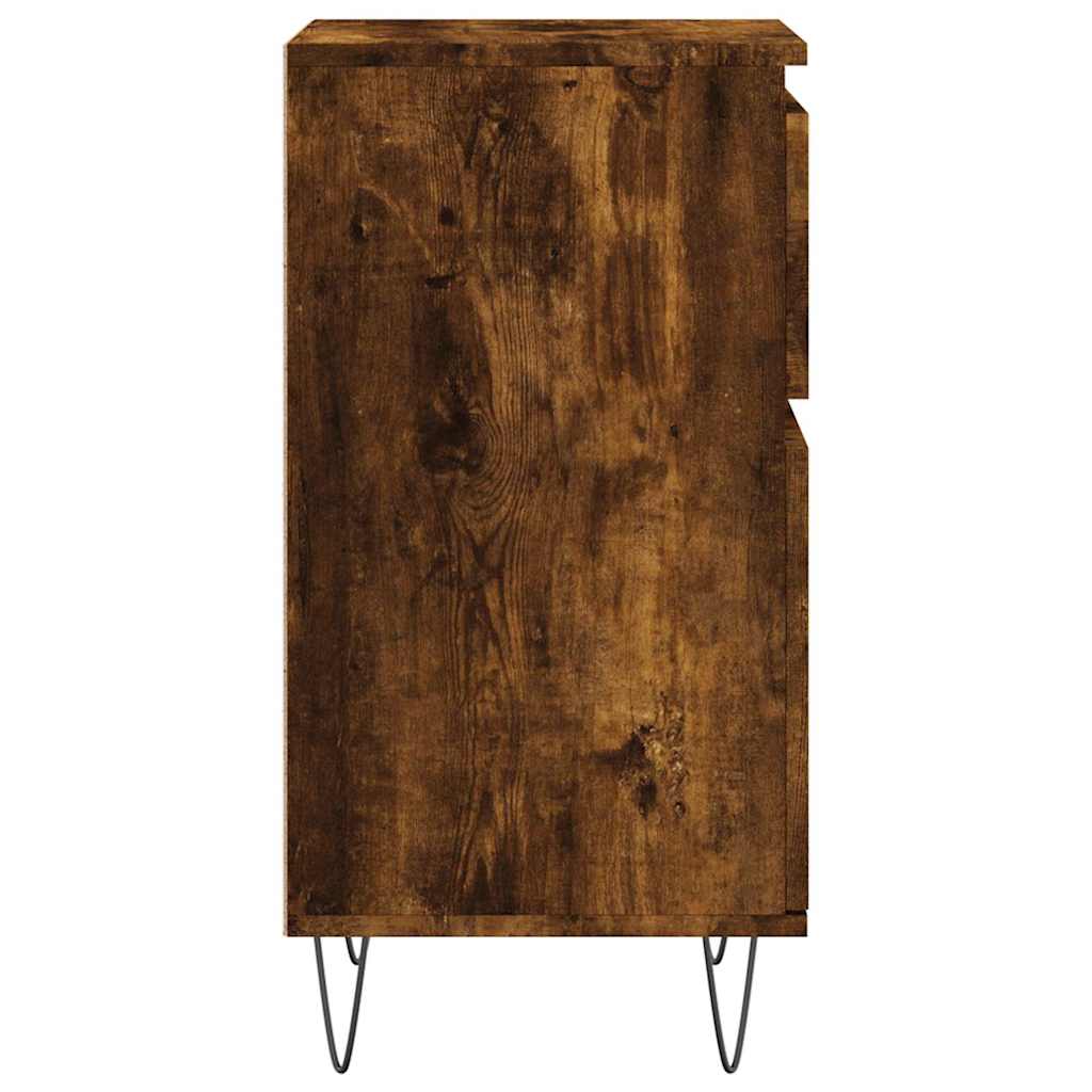 Sideboard Smoked Oak 40x35x70 cm Engineered Wood