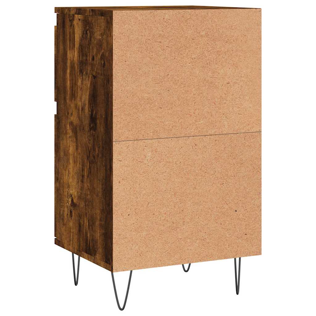 Sideboard Smoked Oak 40x35x70 cm Engineered Wood