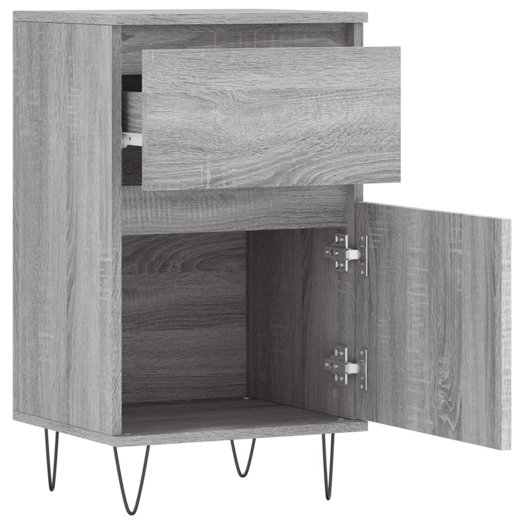 Sideboard Grey Sonoma 40x35x70 cm Engineered Wood