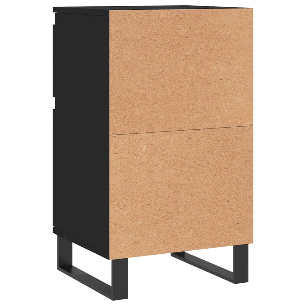 Sideboards 2 pcs Black 40x35x70 cm Engineered Wood