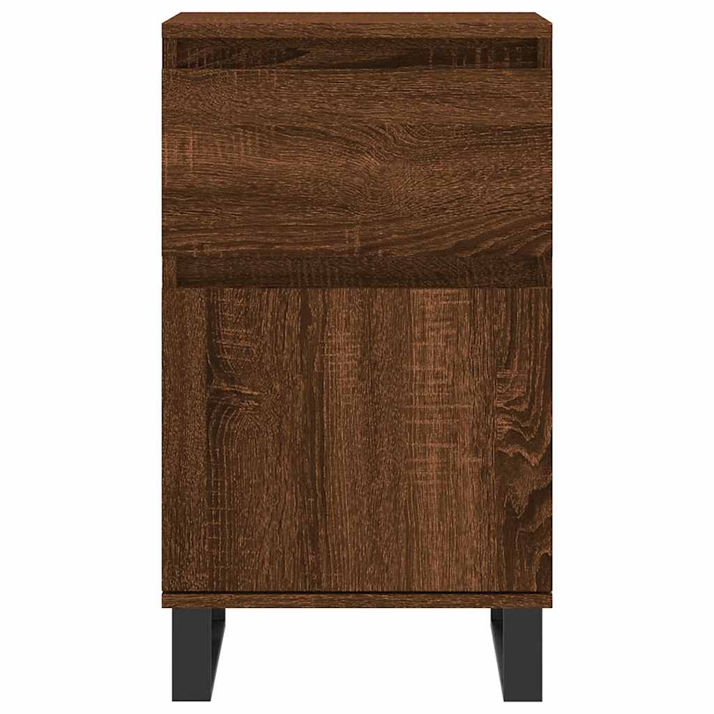 Sideboards 2 pcs Brown Oak 40x35x70 cm Engineered Wood