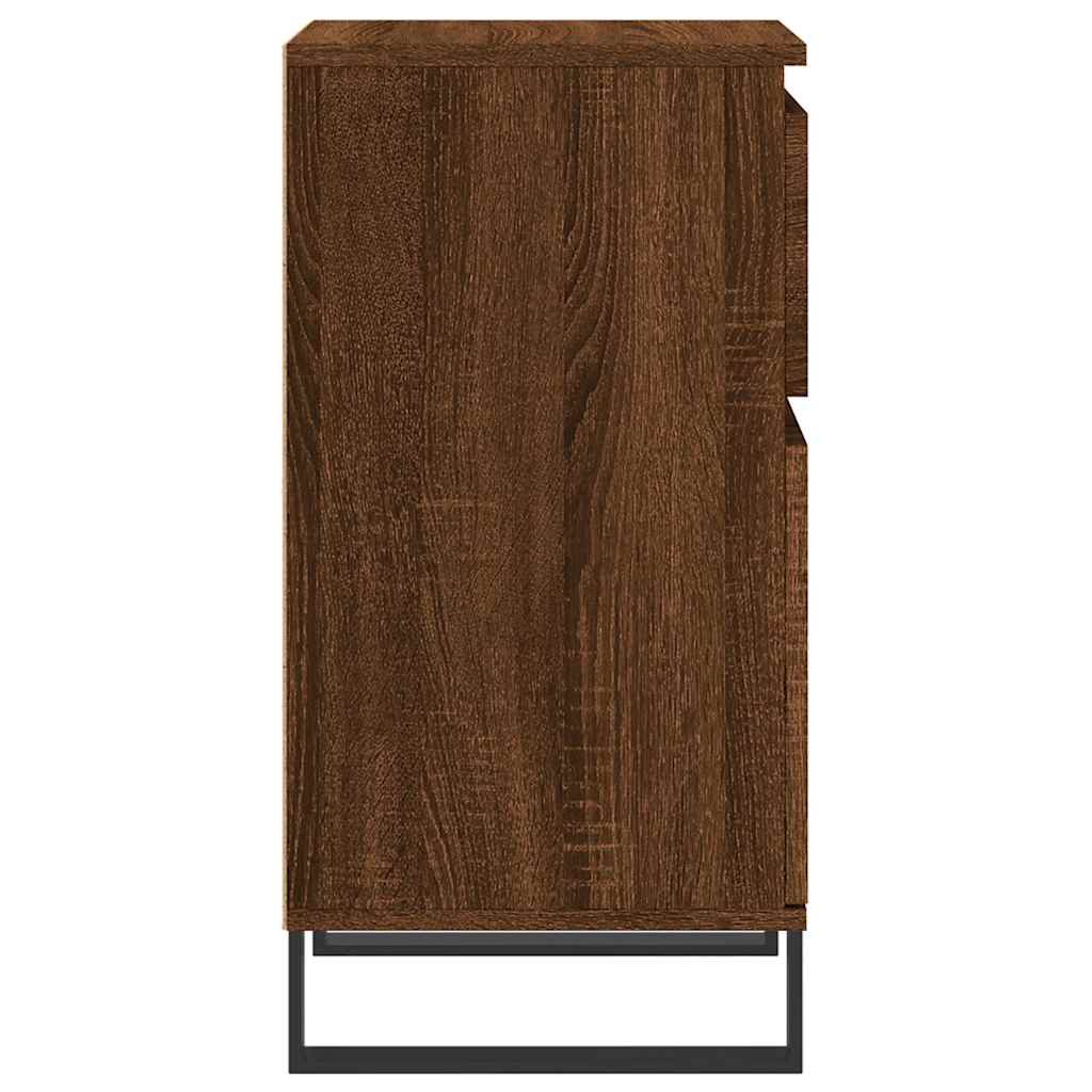 Sideboards 2 pcs Brown Oak 40x35x70 cm Engineered Wood