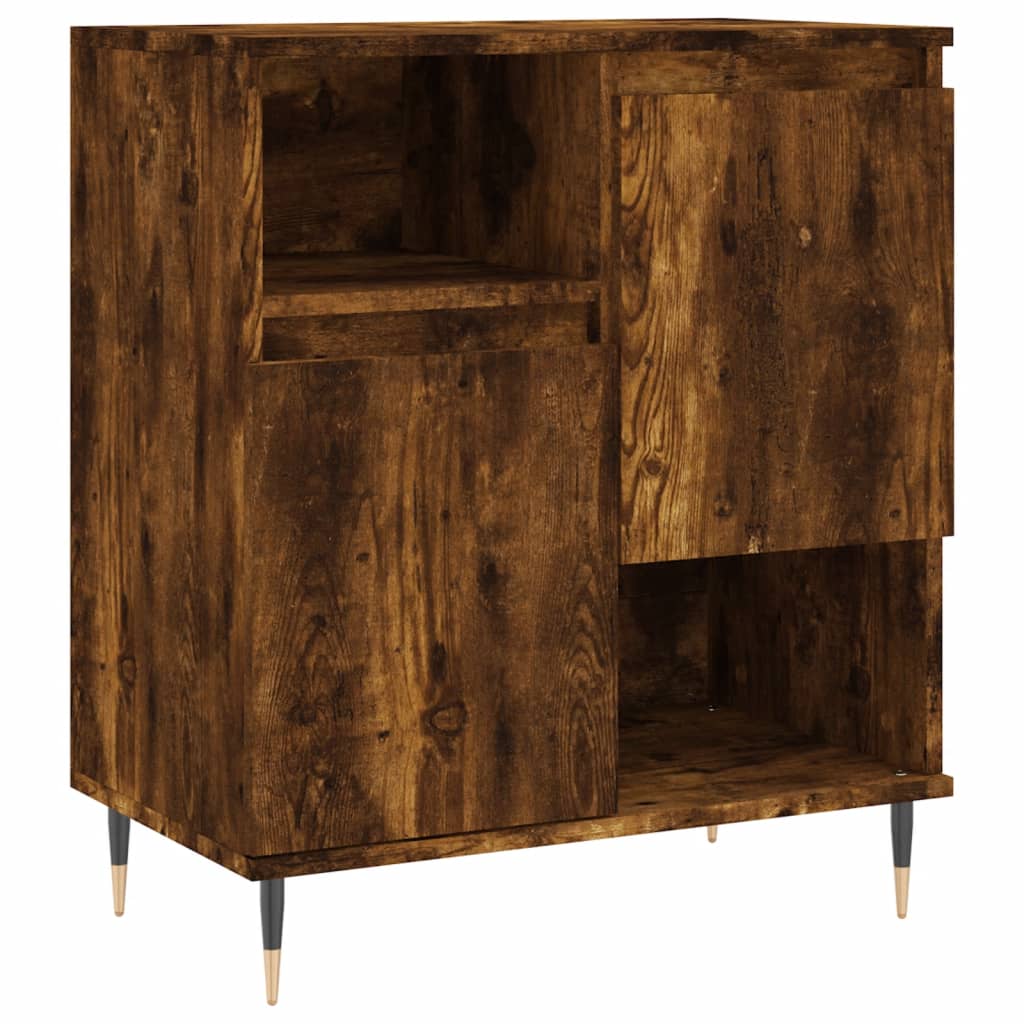 Sideboard Smoked Oak 60x35x70 cm Engineered Wood