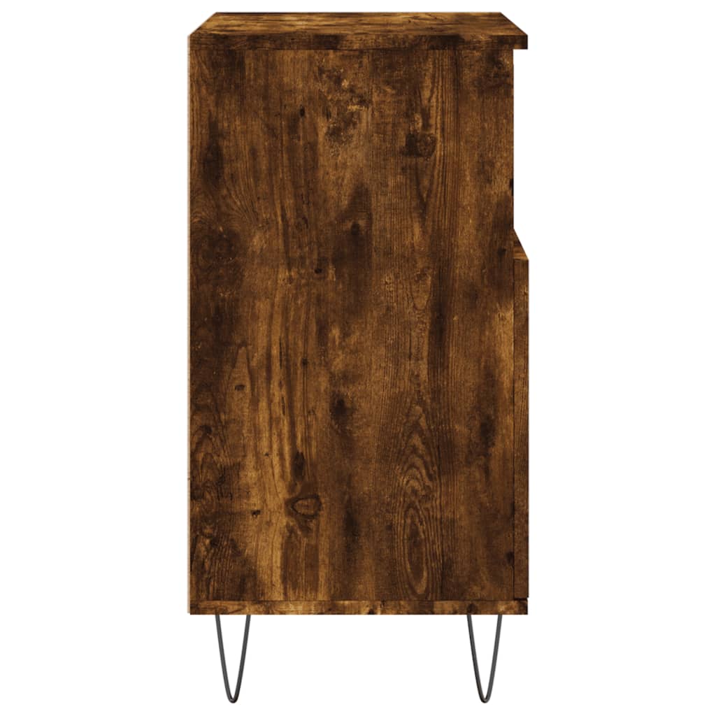 Sideboard Smoked Oak 60x35x70 cm Engineered Wood
