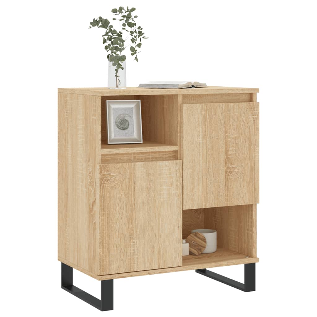 vidaXL Sideboard Sonoma Oak 60x35x70 cm Engineered Wood